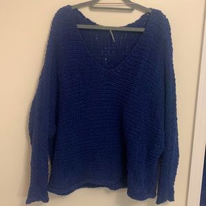 FreePeople blue sweater size medium
